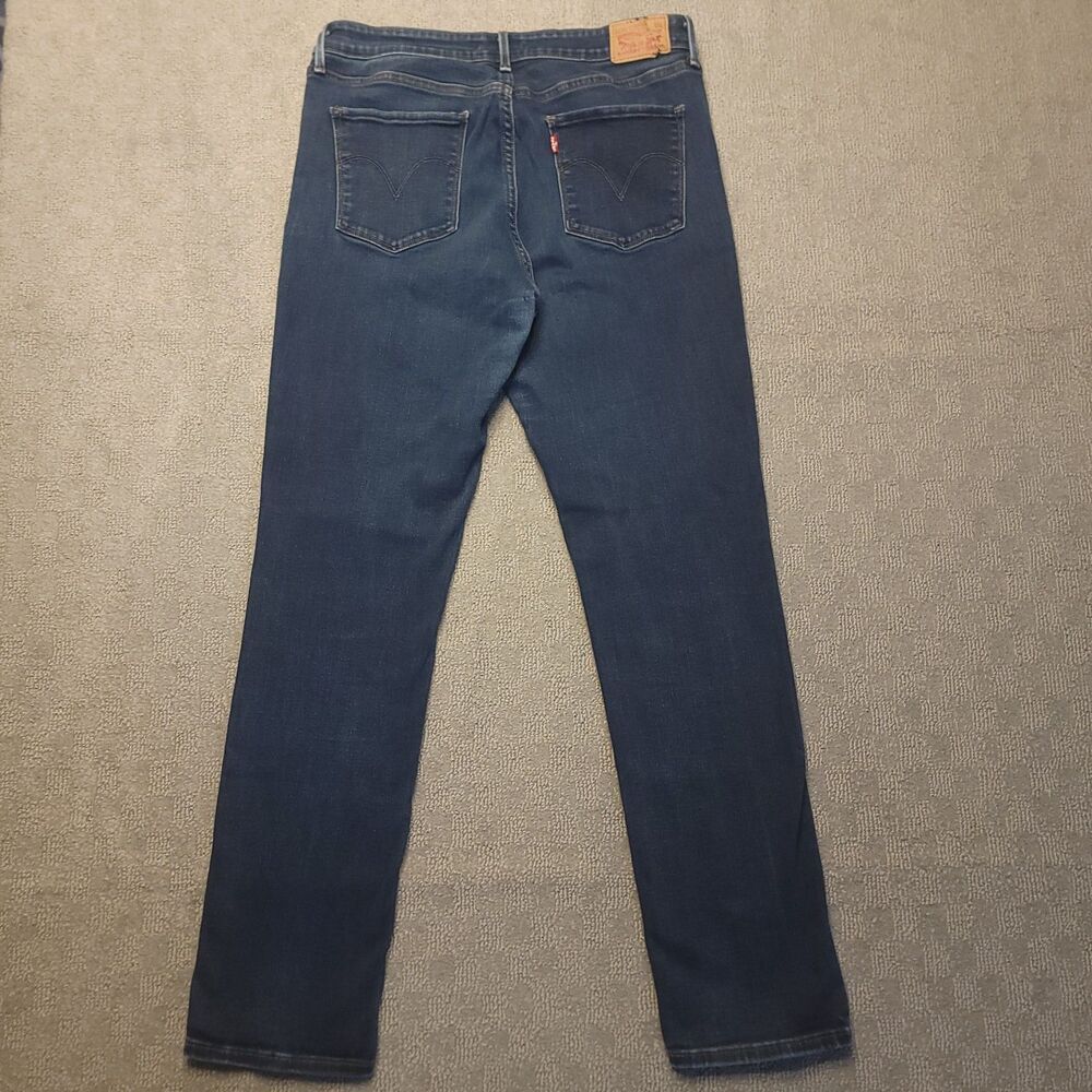 Levi's Womens 14 Mid Rise Skinny Jeans Blue Denim - Picture 2 of 11